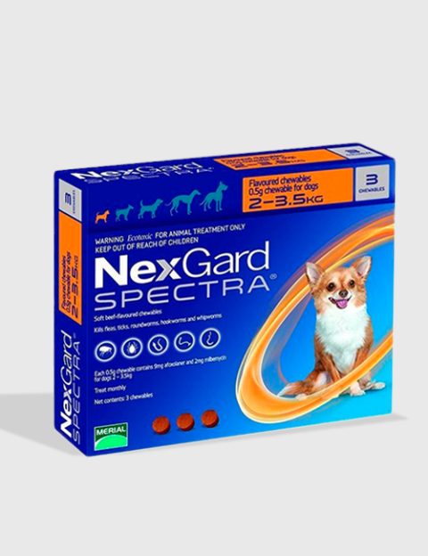 Antiparasitario Externo E Interno NexGard Spectra 1 Masticables Para