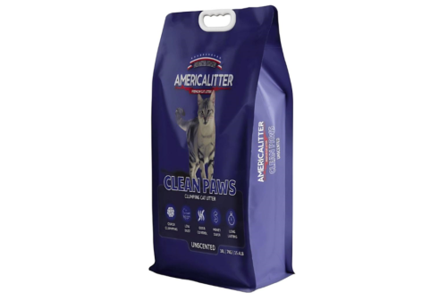 Arena Sanitaria -Americalitter Clean Paws- Premium 15 Kgs.