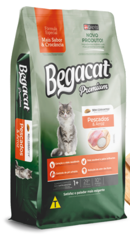 Begacat gato adulto pescado y arroz Gato 25 Kg